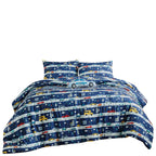 Navy Police Car comforter set - additional product view