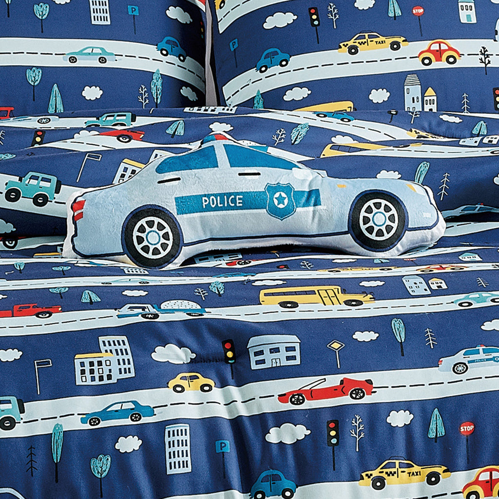 Navy Police Car comforter set - additional product view