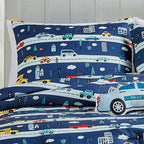 Navy Police Car comforter set - additional product view