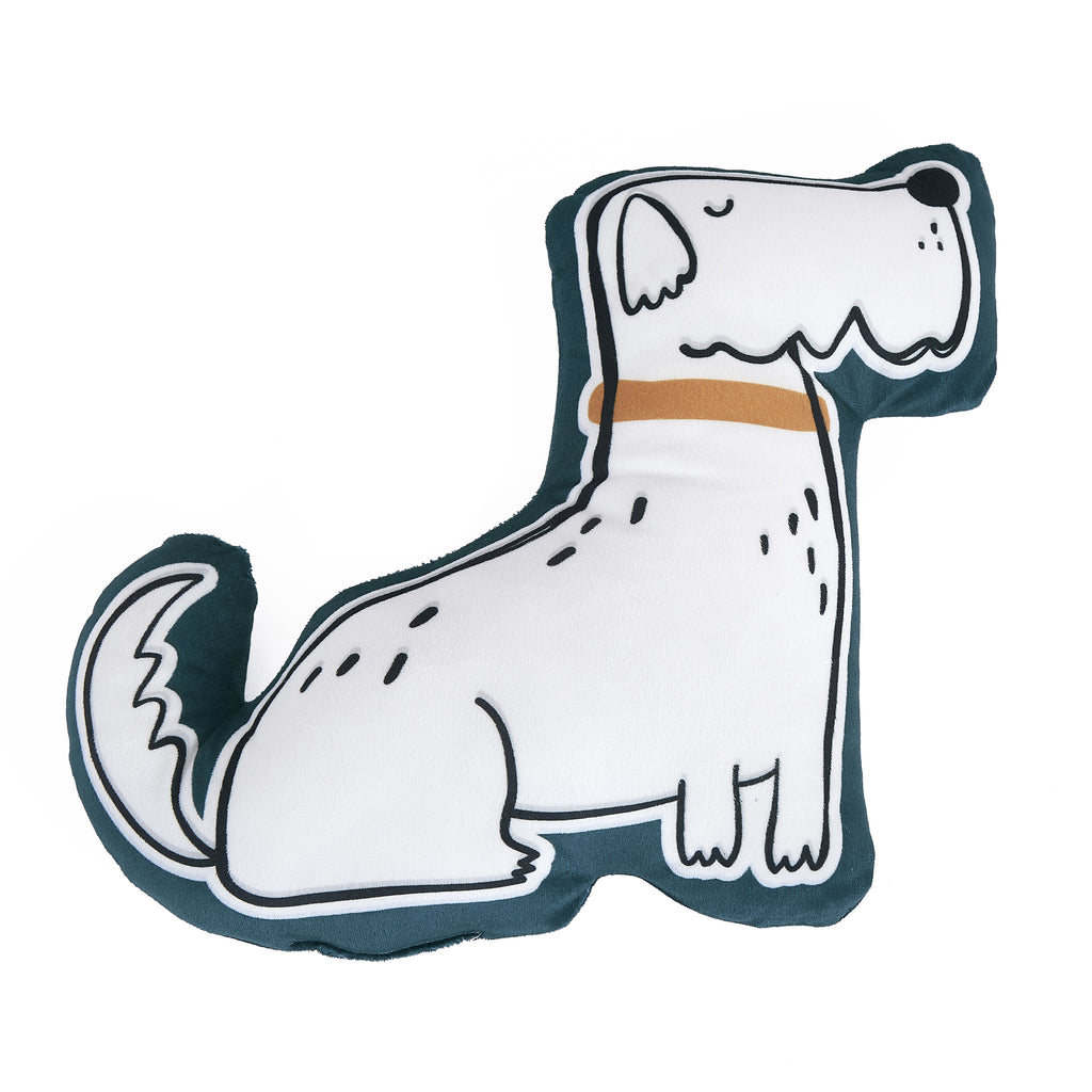 White Dog Print comforter set - additional product view